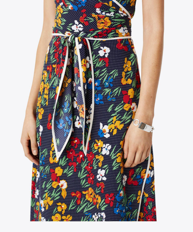 tory burch floral grotto wrap dress